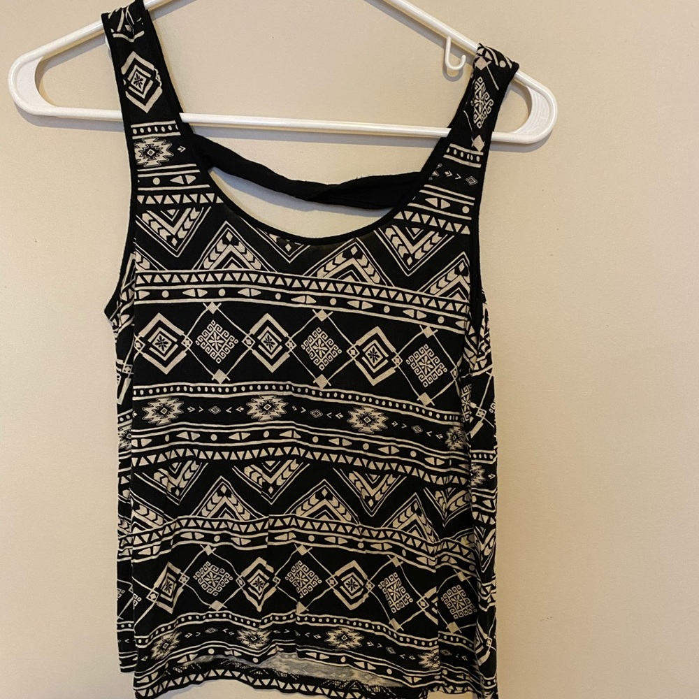 Patterned Tank Top